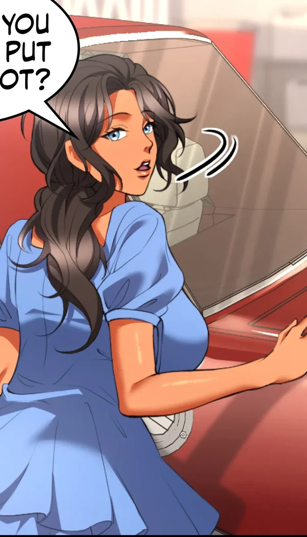 Backseat Trip with my Stepmother comic artwork