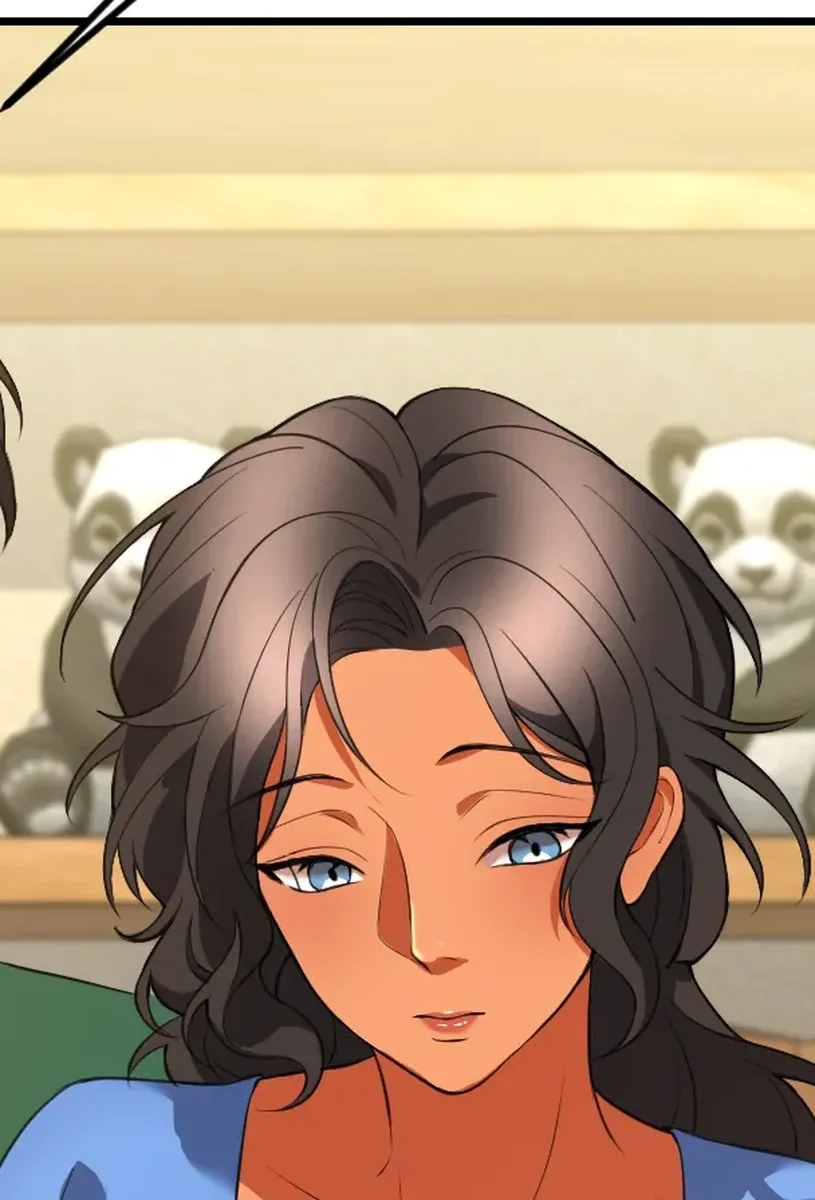 The stepmother’s expression during the shopping stop in Chapter 2
