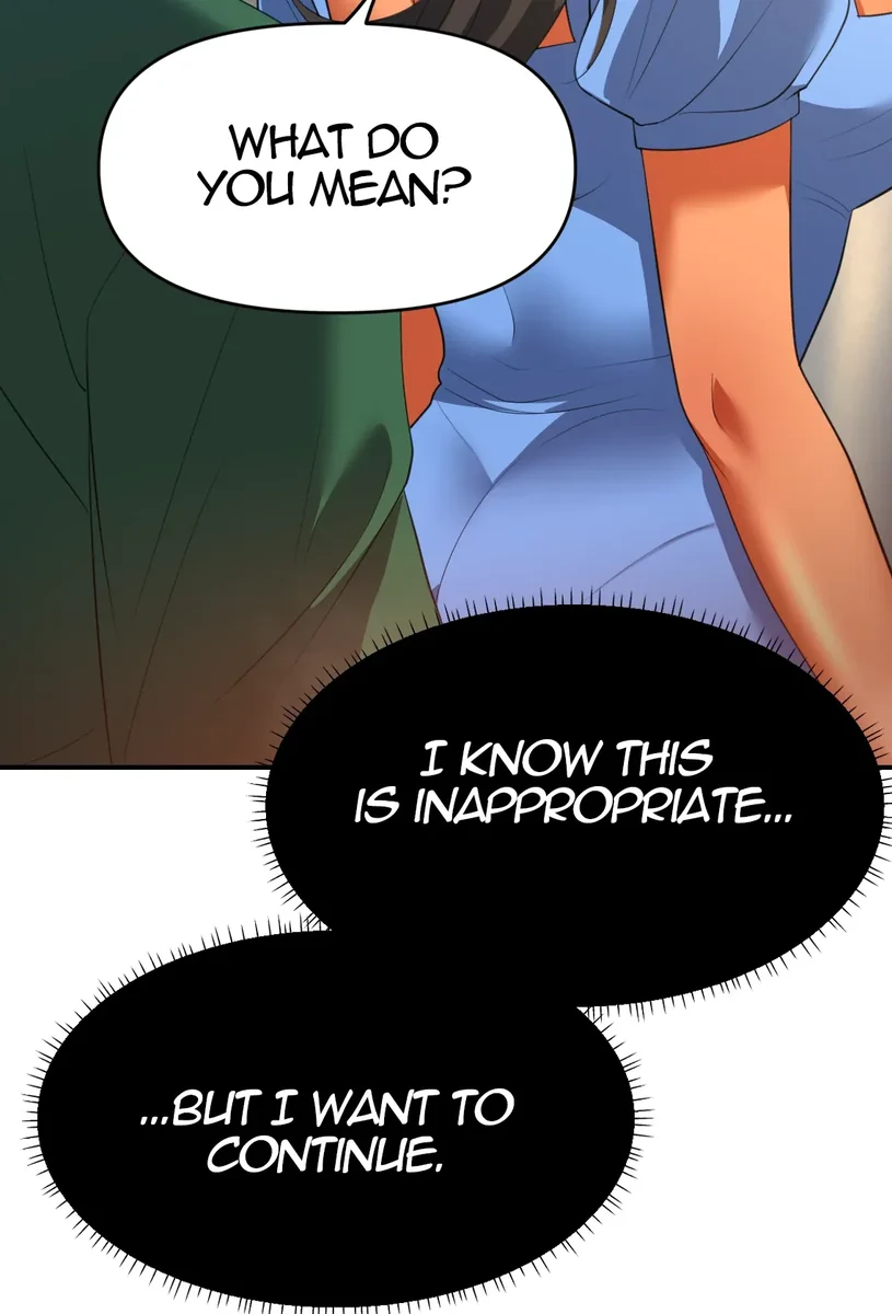The stepmother speaking to Ethan in Backseat Trip with my Stepmother Chapter 3