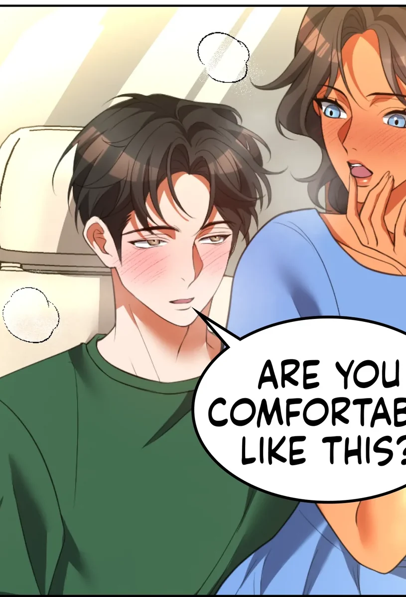 Ethan and his stepmother in the back seat during the prologue