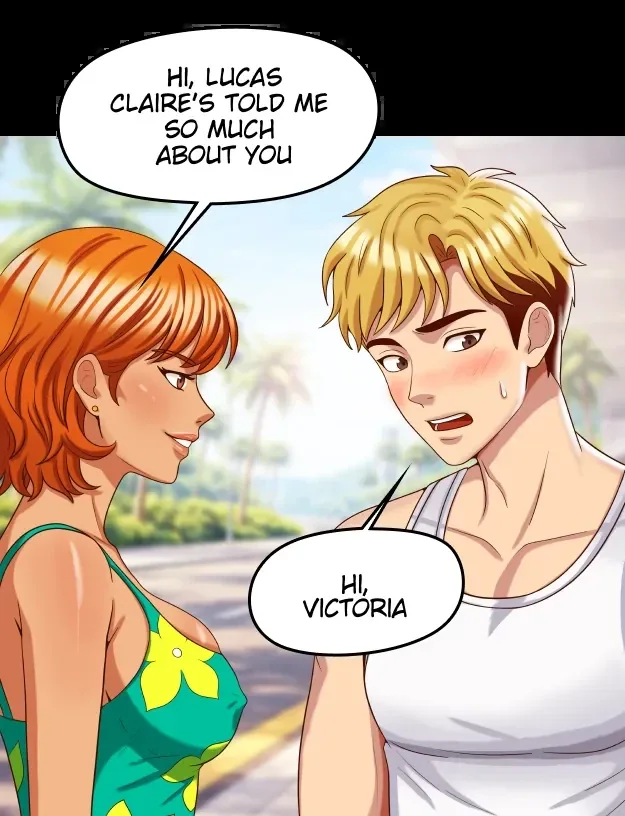 Claire introducing Lucas to Victoria in Daughter or Mother Episode 1