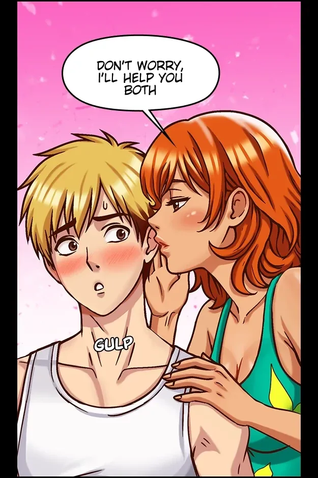 Victoria whispering to Lucas in Daughter or Mother Episode 1