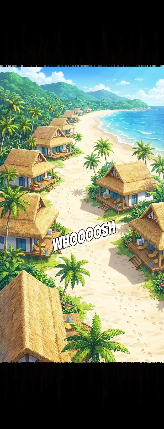 Resort path and villas in Daughter or Mother Chapter 2