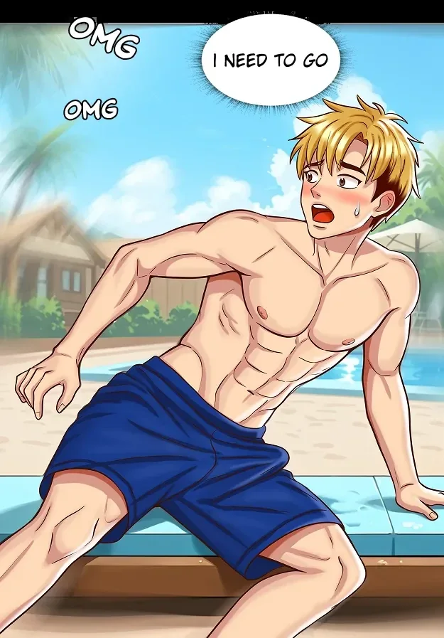 Lucas reacting at the end of Daughter or Mother Chapter 2