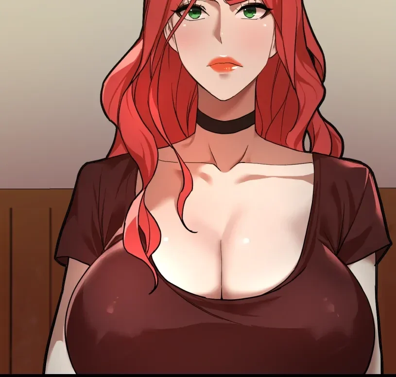 Close-up of the redhead in Outlaw Girl Chapter 1