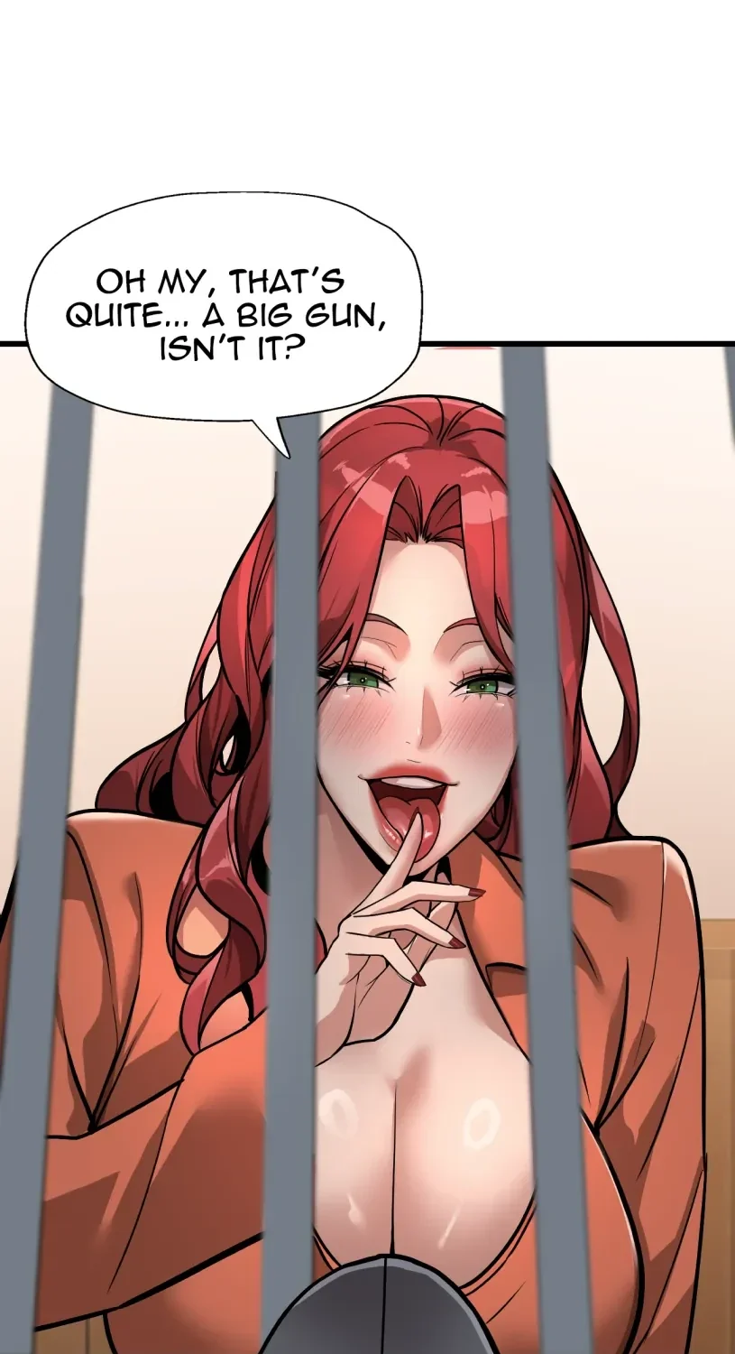 The redhead behind bars in Outlaw Girl Episode 3