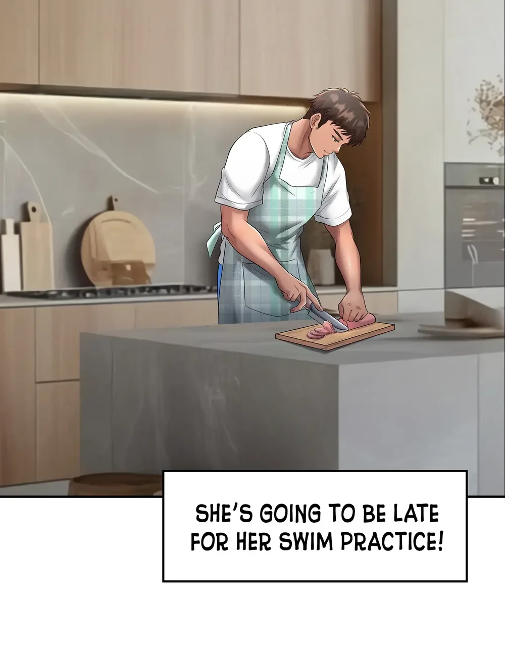 Jerry preparing a kitchen prank in Prank Goes Wrong Chapter 1