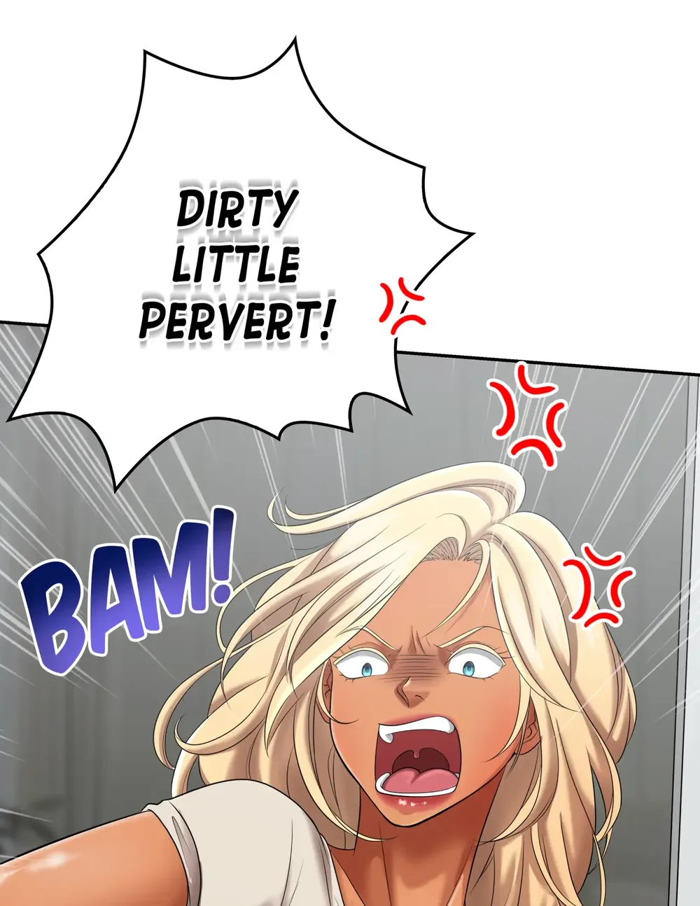 Laura angrily confronting Jerry in Prank Goes Wrong Episode 1