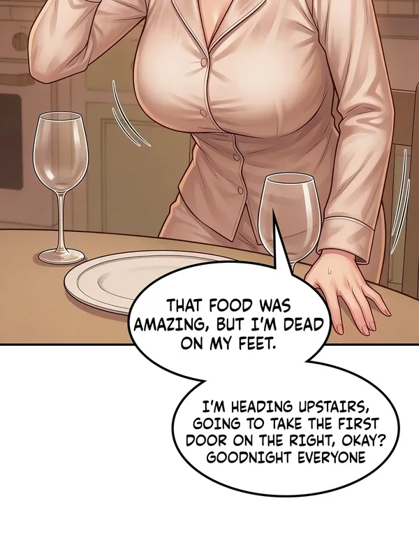 Victoria speaking at dinner in Redhead’s First Ride Chapter 3